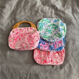 Lilly Pulitzer Wooden Handled Bag with interchangeable covers